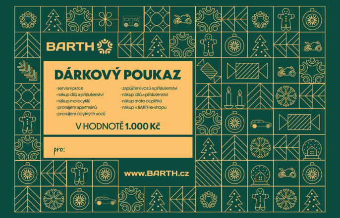 Darujte poukaz na služby skupiny BARTH